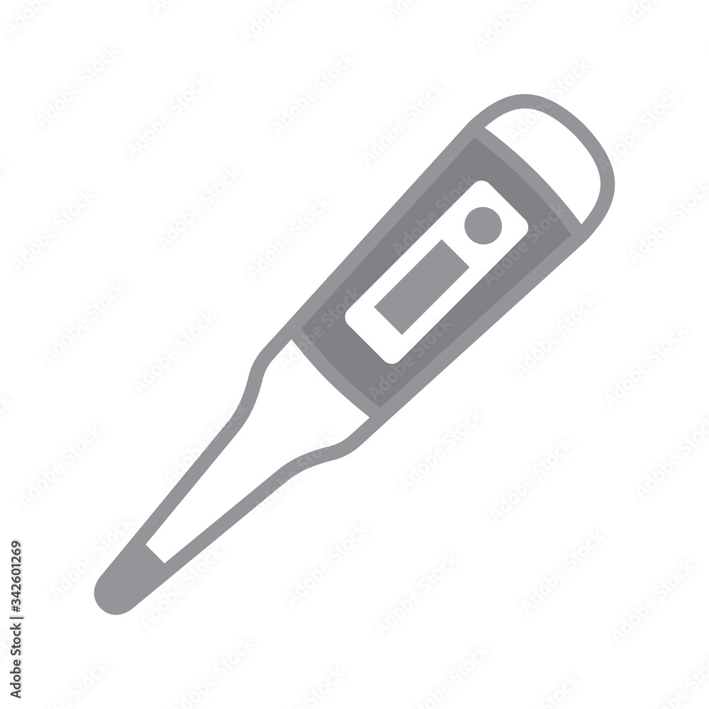 thermometer digital icon vector design illustration thermometer digital icon vector design illustration