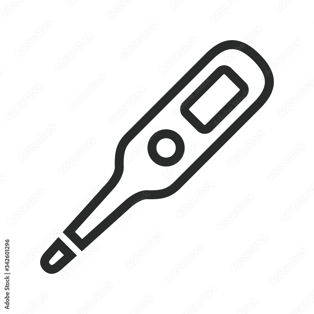 thermometer digital icon vector design illustration thermometer digital icon vector design illustration