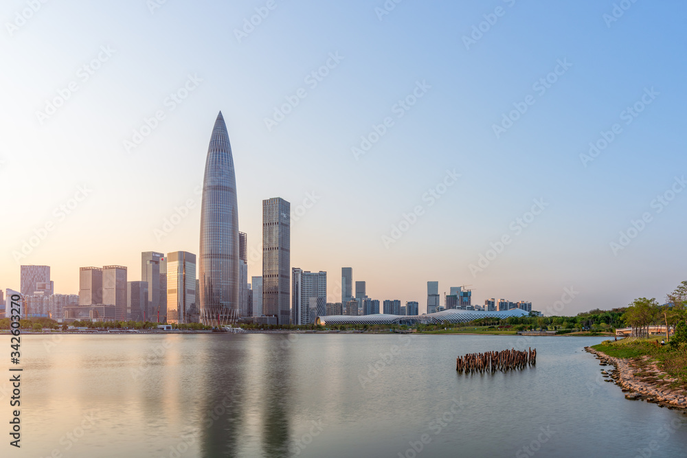Shenzhen Nanshan talent Park City Skyline