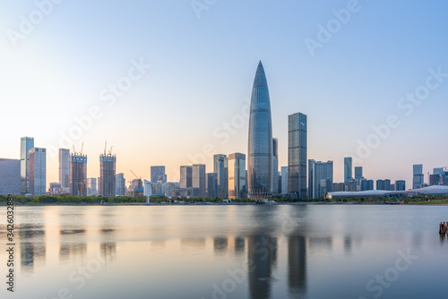 Shenzhen Nanshan talent Park City Skyline © WU