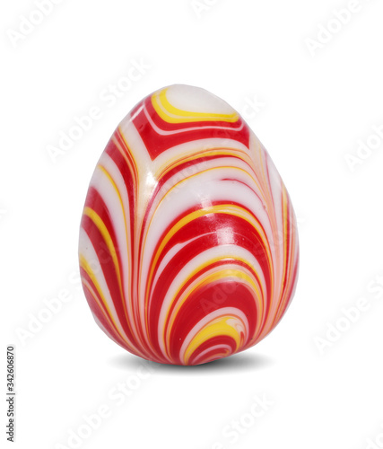 Easter egg  isolated on white background