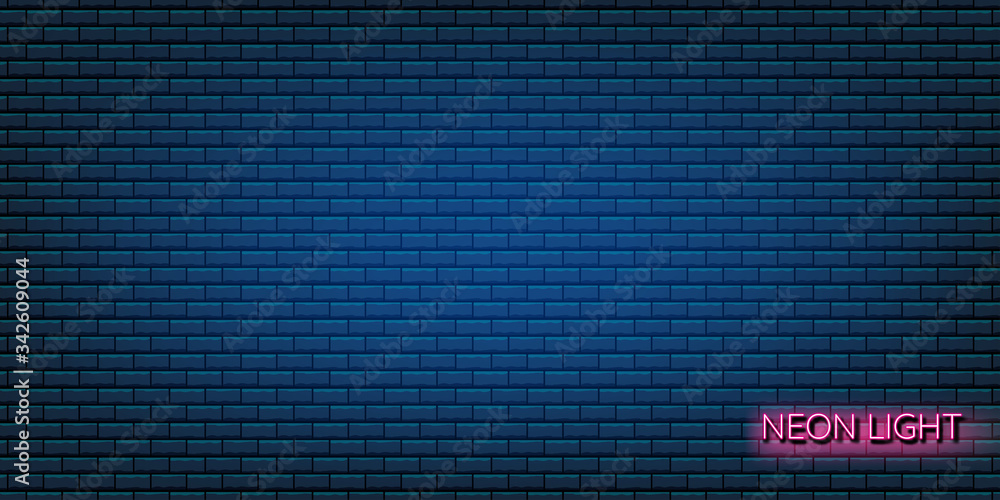 drak blue brick wall texture vector illustration using as background and  wallpaper with copy space. Stock Vector | Adobe Stock
