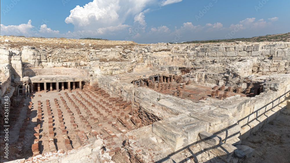 Baths of the ancient city of Kourion (Episkopi, Cyprus)