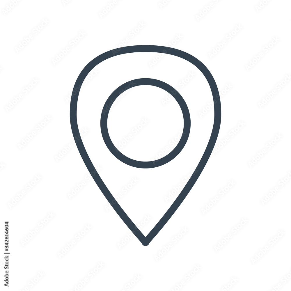 gps mark line style icon vector design gps mark line style icon vector design