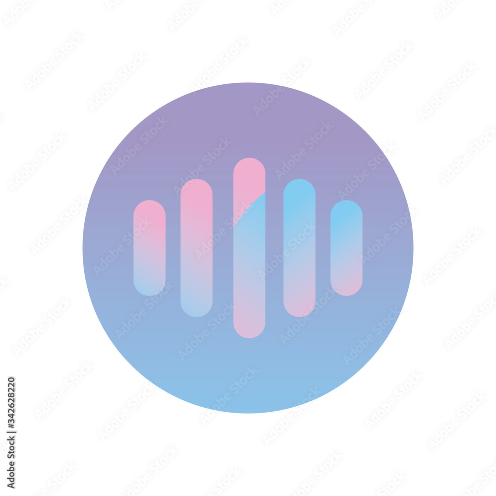 Wave gradient style icon gradient style icon vector design Wave gradient style icon gradient style icon vector design