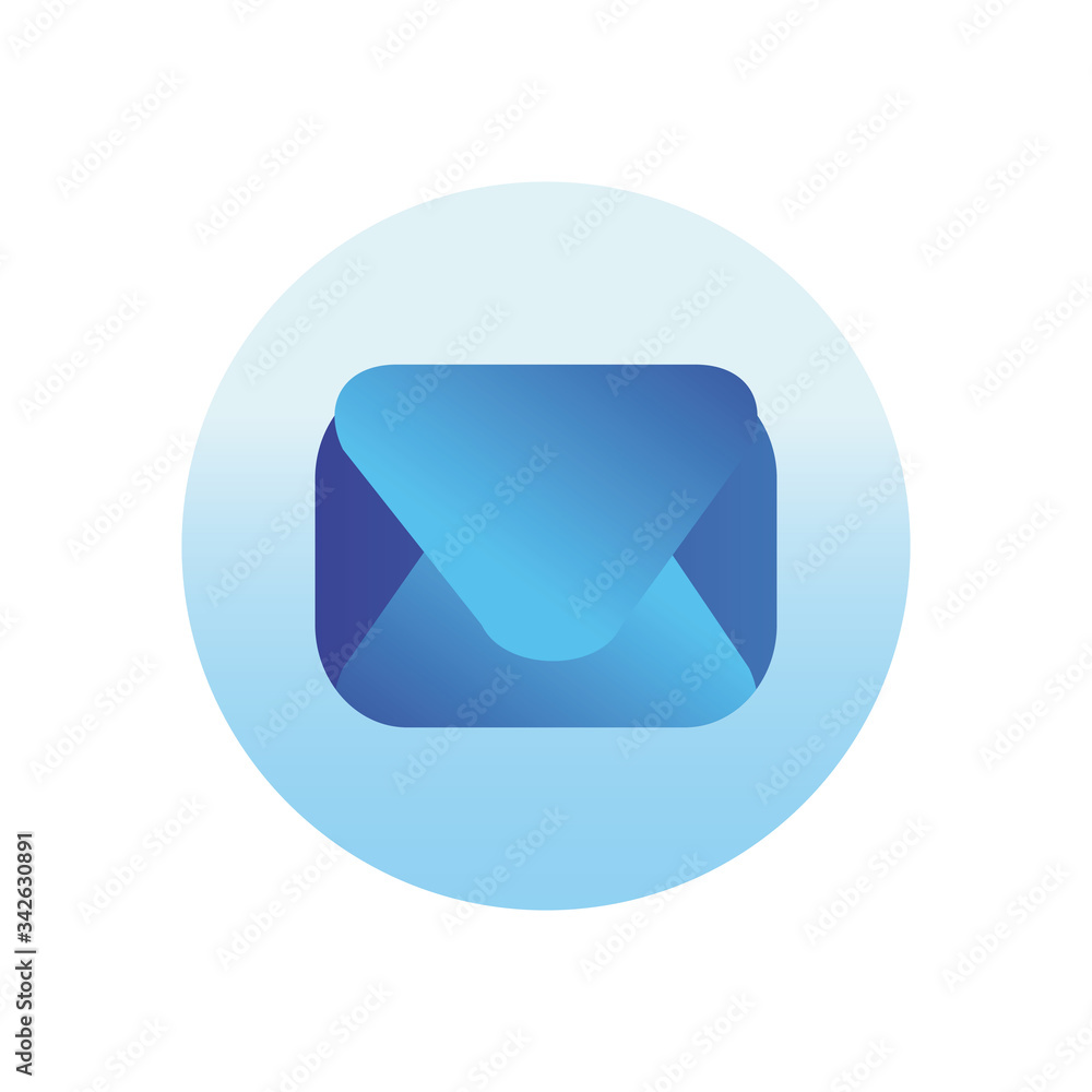envelope message gradient style icon vector design envelope message gradient style icon vector design