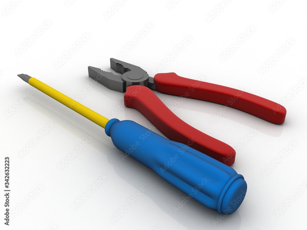 3d rendering details of cutting player with screwdriver
3d rendering details of cutting player with screwdriver
