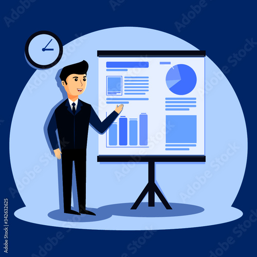 business man with laptop