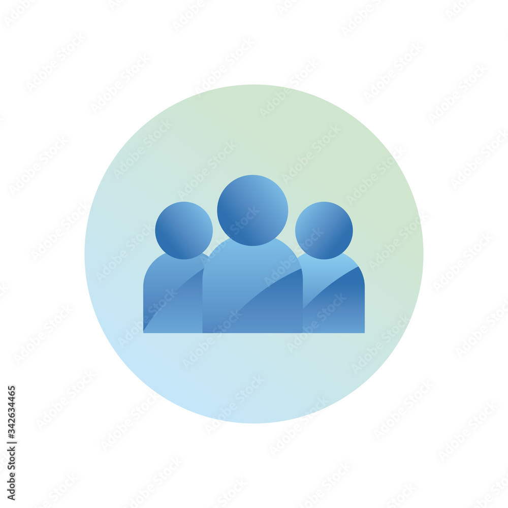 avatars profiles gradient style icon vector design avatars profiles gradient style icon vector design