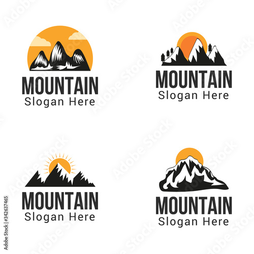 Mountain and landscape logo