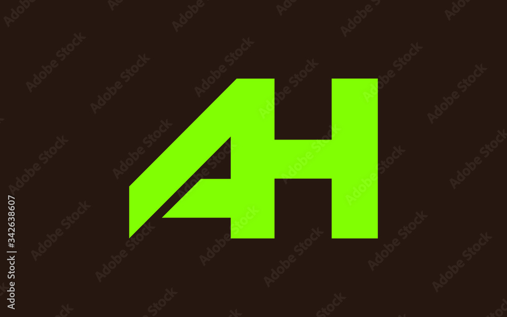 AH or HA and A, H Uppercase Letter Initial Logo Design, Vector Template AH or HA and A, H Uppercase Letter Initial Logo Design, Vector Template