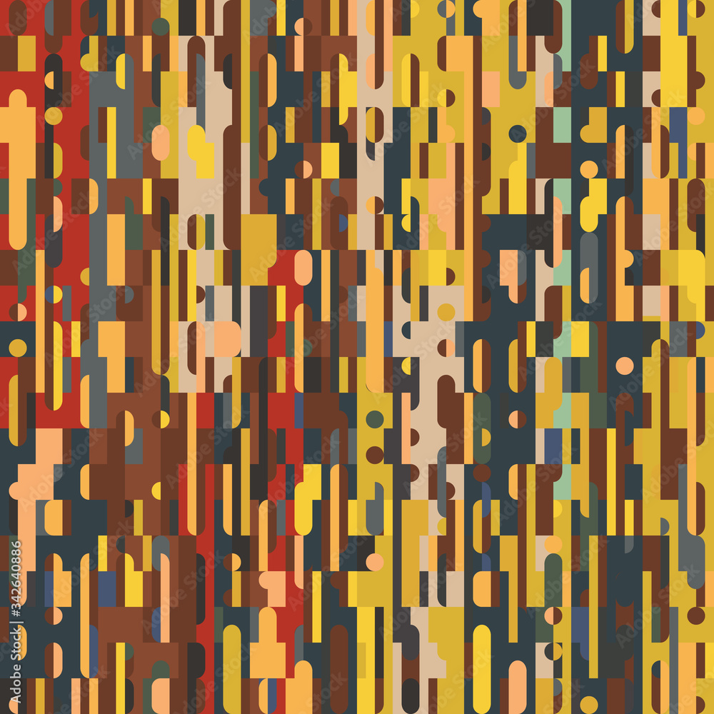 Abstract 1970s Flat Dynamic Background Design in Simple Retro Style Abstract 1970s Flat Dynamic Background Design in Simple Retro Style