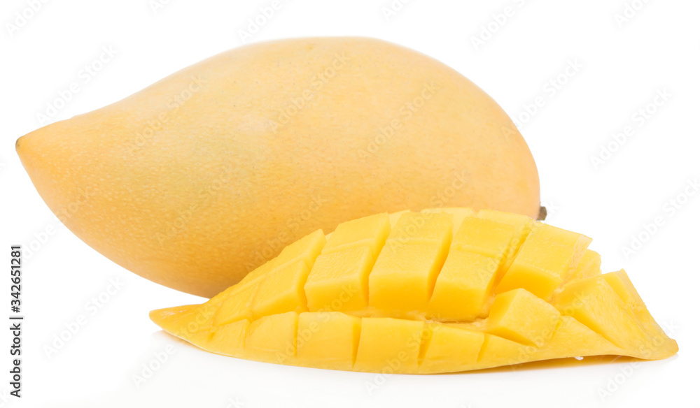 Fototapeta premium healthy fresh fruit from nature isolated on a white background.
