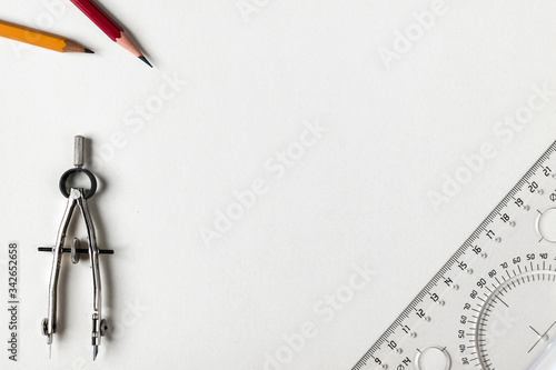 Wallpaper Mural pencil and ruler on paper Torontodigital.ca