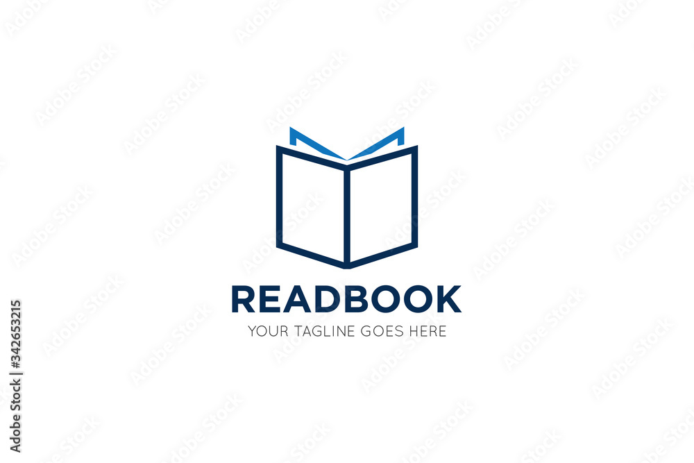 book logo and icon vector illustration design template book logo and icon vector illustration design template