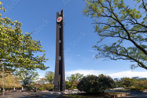 国会前 憲政記念公園の時計塔 （横位置） photo