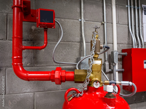 FM200 Gas Flooding System, Gas Suppression System in Data Center Room
