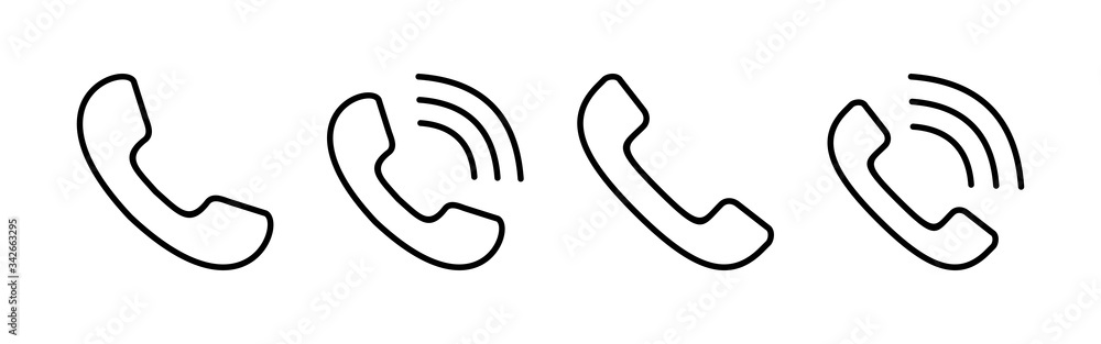 Call icons set. Phone icon vector. mobile phone. telephone icon Call icons set. Phone icon vector. mobile phone. telephone icon