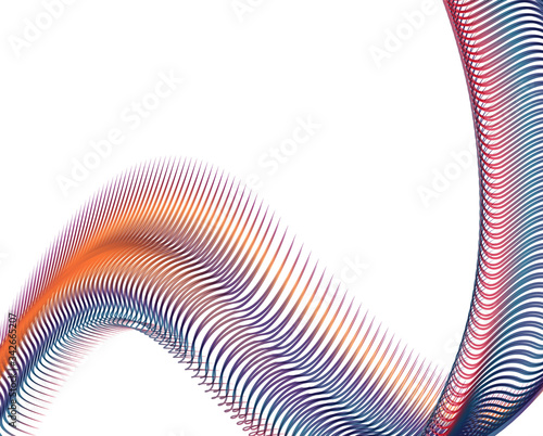 Abstract background blend wave line design for Wallpaper, Banner, Background, Card, Book Illustration, landing page