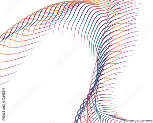 Abstract background blend wave line design for Wallpaper, Banner, Background, Card, Book Illustration, landing page