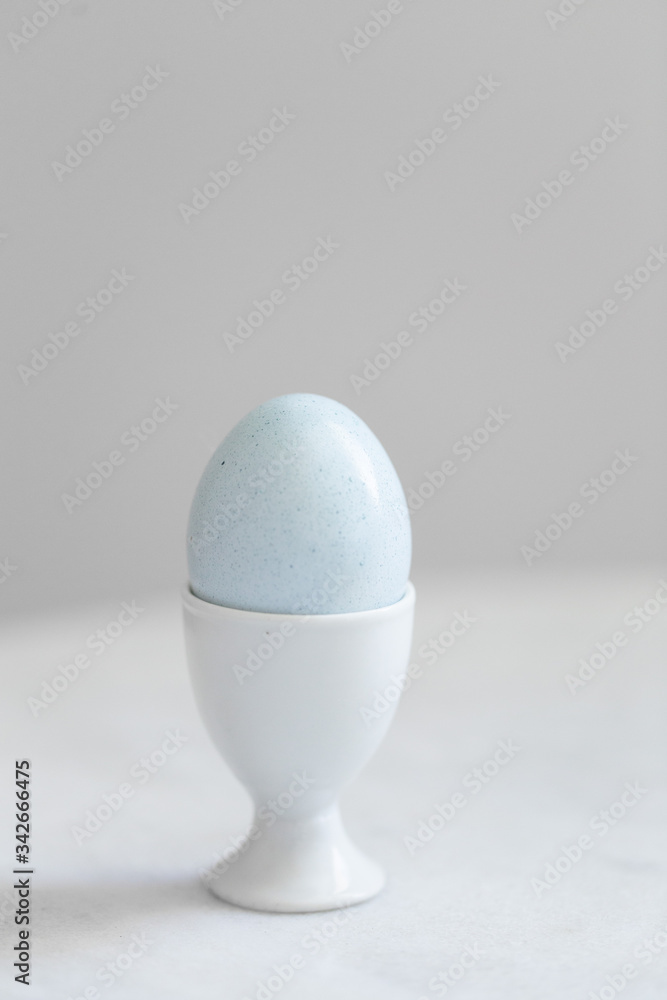 Colorful easter eggs on marble background with copy space Colorful easter eggs on marble background with copy space