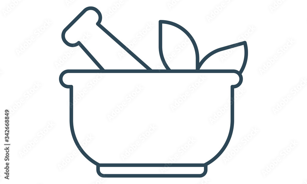 Alternative medicine icon for holistic healthcare and treatments Alternative medicine icon for holistic healthcare and treatments