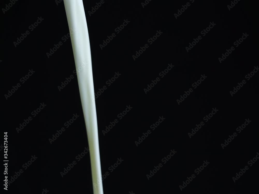 Pouring Fresh milk on black background. use food ingredients, Closeup Front view Food concept. Pouring Fresh milk on black background. use food ingredients, Closeup Front view Food concept.