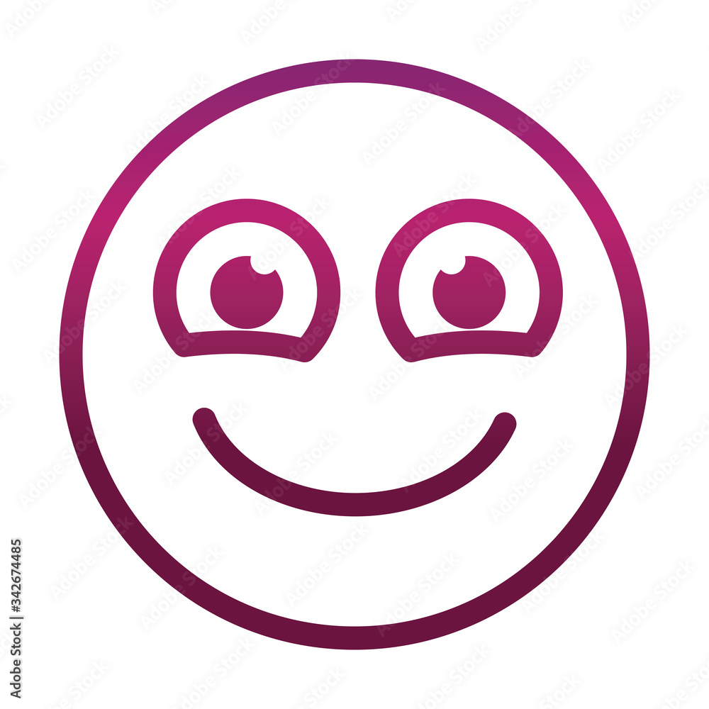 funny smiley happy emoticon face expression gradient style icon funny smiley happy emoticon face expression gradient style icon