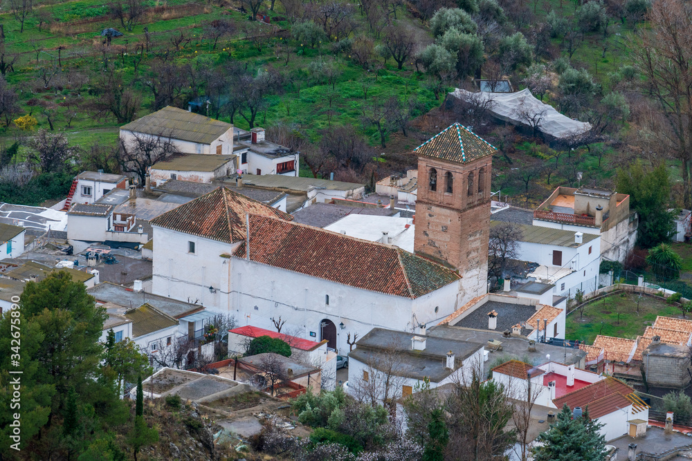 view of the old town of Narila (Spain)

