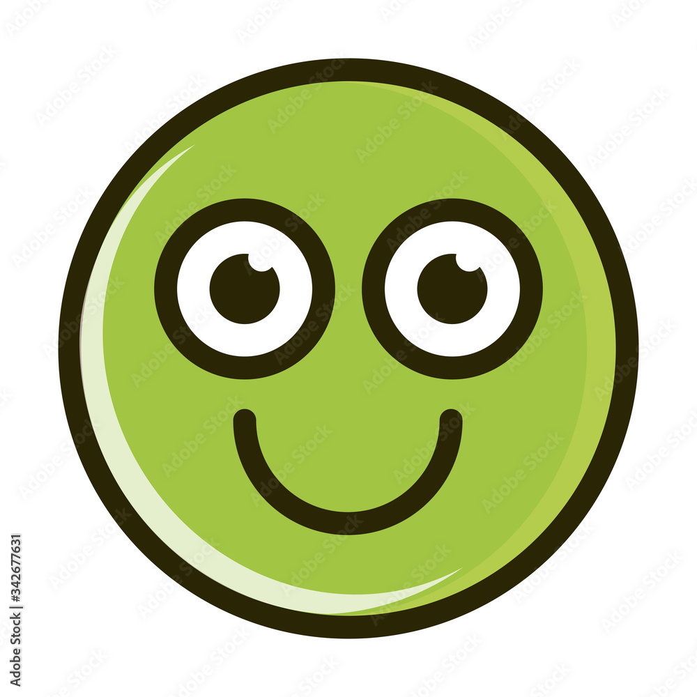 happy funny smiley emoticon face expression line and fill icon happy funny smiley emoticon face expression line and fill icon