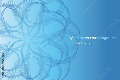 Abstract vector lines background