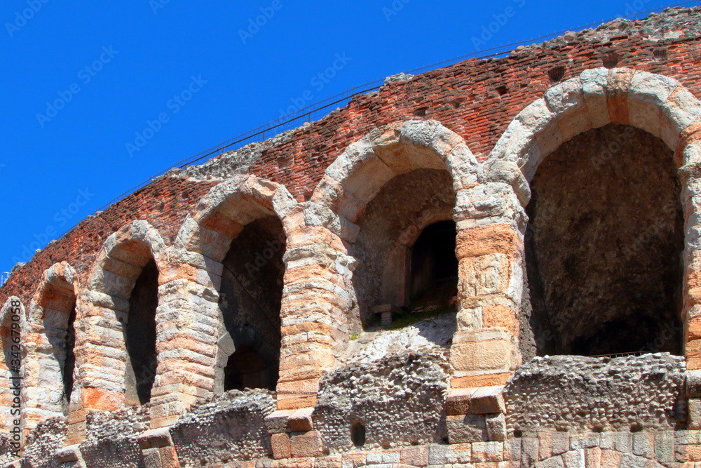 arena roman theater in verona in italy 