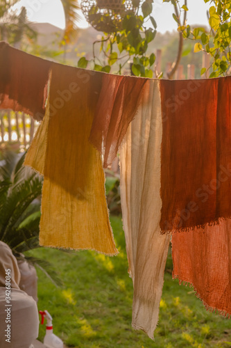  home textiles, natural dyeing process