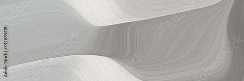 abstract surreal banner with dark gray  beige and gray gray colors. fluid curved flowing waves and curves for poster or canvas