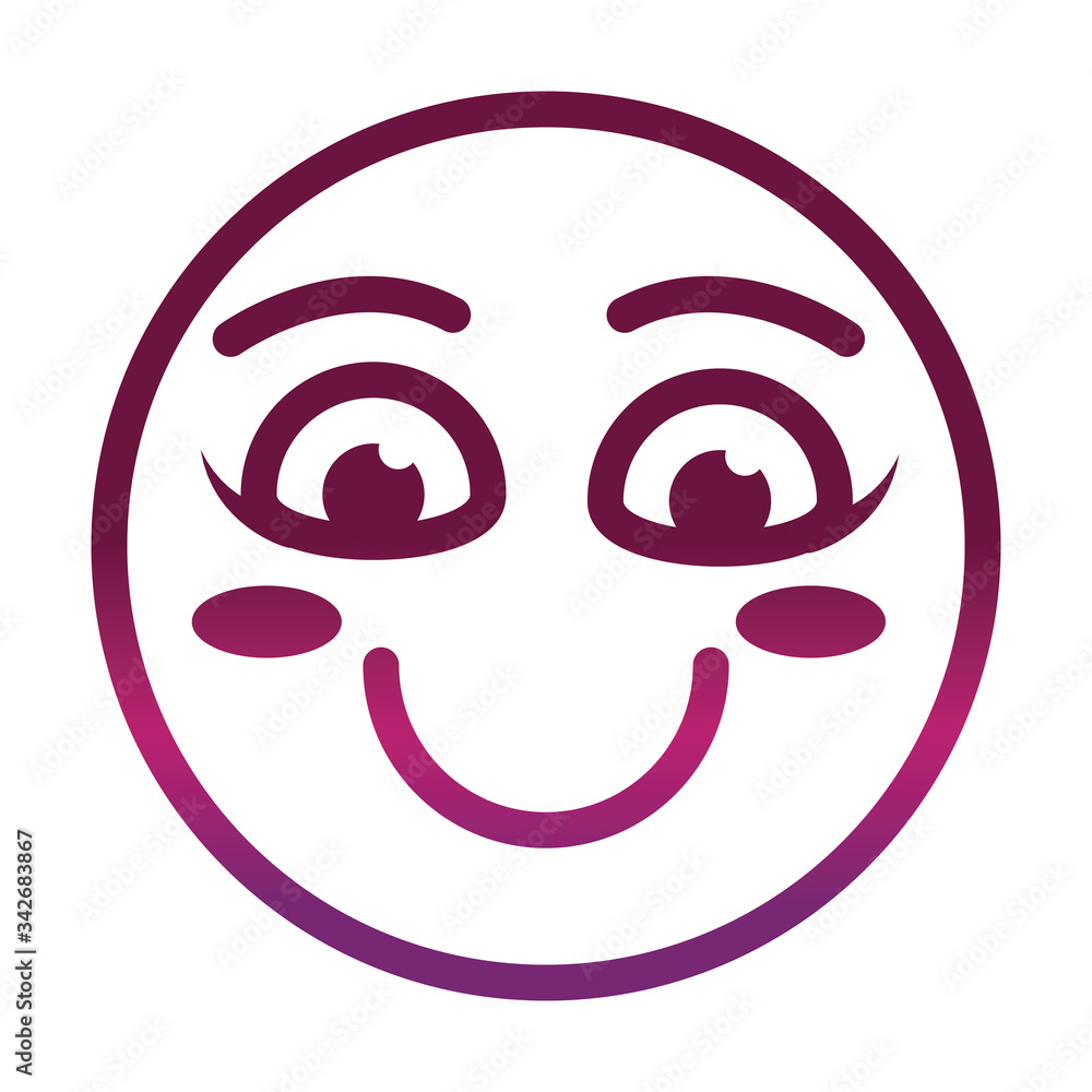 funny smiley emoticon face expression gradient style icon funny smiley emoticon face expression gradient style icon