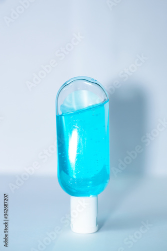 glass of water with ice