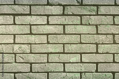 green design scratched brick wall texture - beautiful abstract photo background