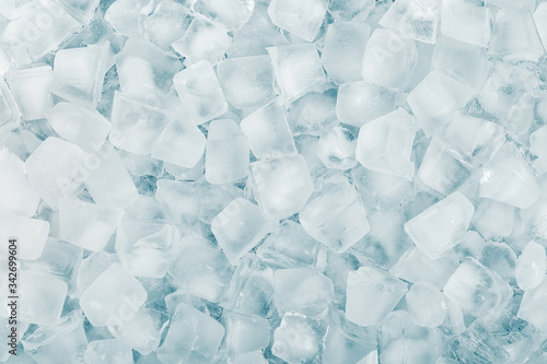Many ice cubes. Cool wallpaper. photo