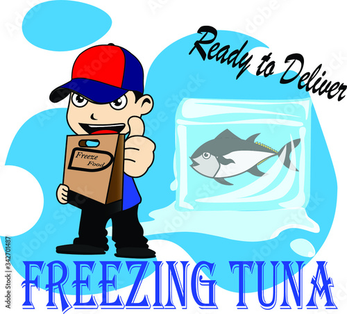 ready to deliver freezing food