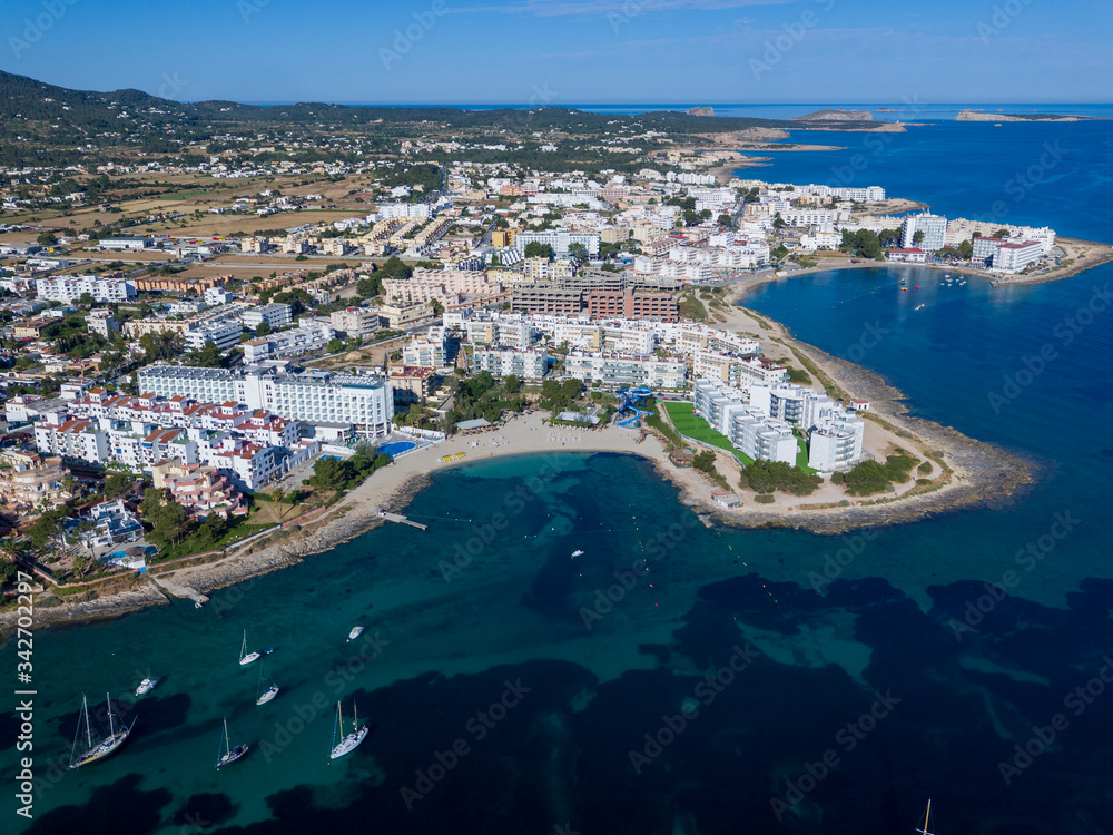 Ibiza the white island of the Mediterranean
