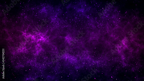 Fototapeta Naklejka Na Ścianę i Meble -  purple space background milky way shines on the whole galaxy
