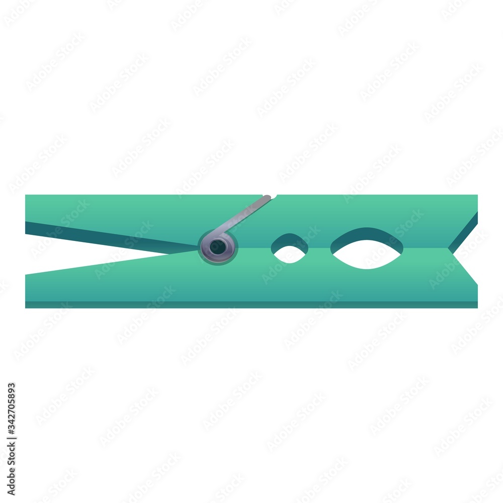 Home clothes pins icon. Cartoon of home clothes pins vector icon for web design isolated on white background Home clothes pins icon. Cartoon of home clothes pins vector icon for web design isolated on white background