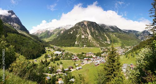 Pralognan et le parc national de la Vanoise en Savoie, France
