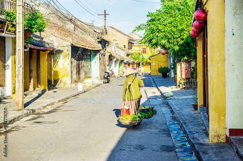view of Hoi An ancient town, UNESCO world heritage, at Quang Nam province. Vietnam. Hoi An is one of the most popular destinations in Vietnam  © Hien Phung