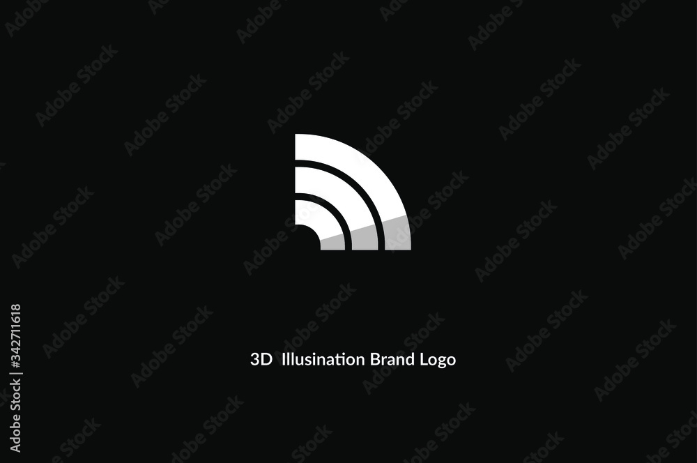 Creative 3D Illustration Logo Icon Creative 3D Illustration Logo Icon