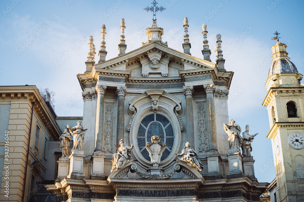 San Carlo square Church in Italy