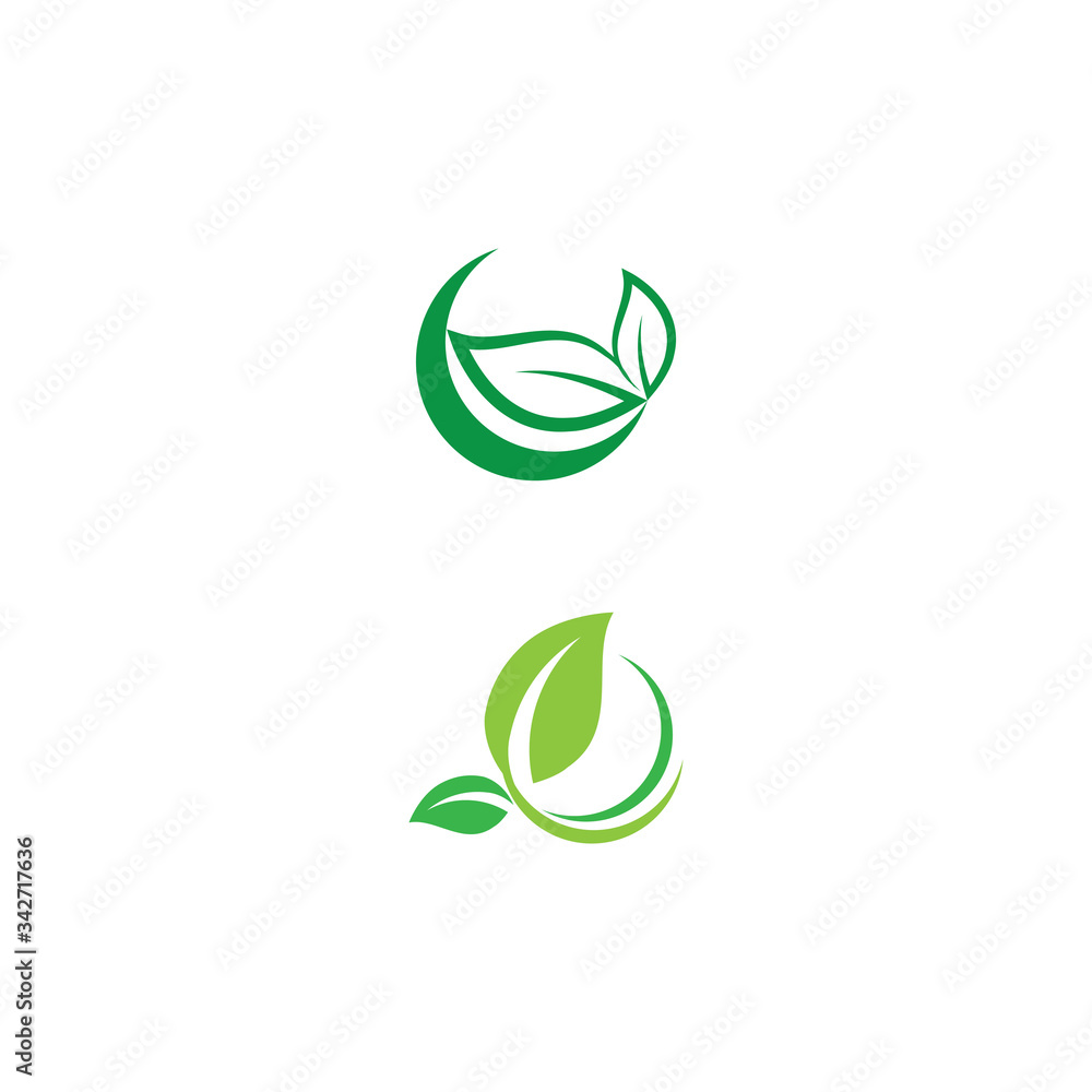 Fototapeta premium Leaf Logo Template vector symbol