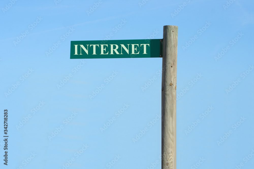 Fototapeta premium internet