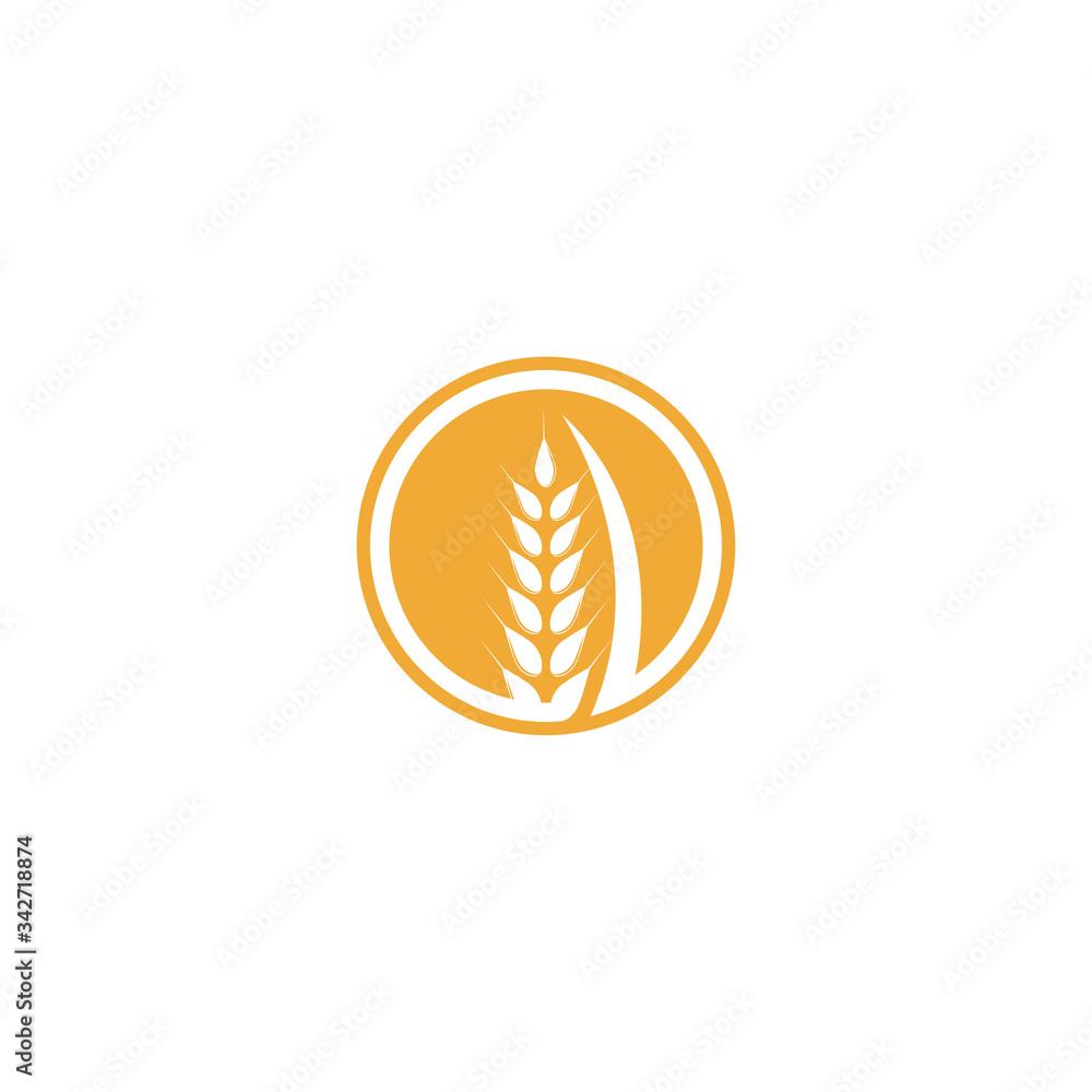 Wheat Logo Template vector symbol Wheat Logo Template vector symbol