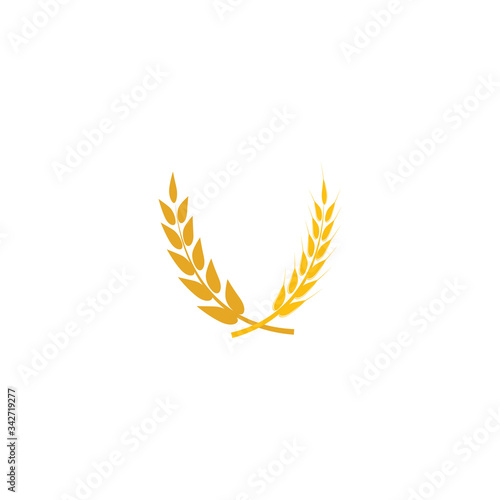 Wheat Logo Template vector symbol